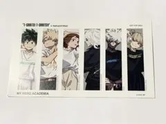 ヒロアカ ベースヤードトーキョー 特典カード 緑谷出久 爆豪勝己 死柄木弔 荼毘