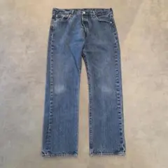リーバイス501 Levis W36 ブルーデニム 青 古着 ボトム 21040