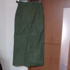 (新品)ジャーナルスタンダードレリューム　カーキ ベイカー マキシスカート 36