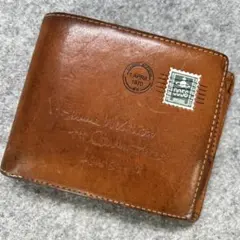Vivienne Westwood 二つ折り財布 レザー キャメル 手紙デザインのサムネイル