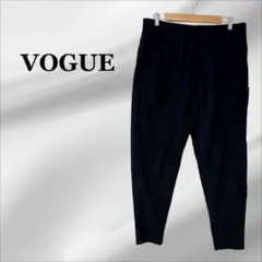 『ヴォーグ』コーデュロイ パンツ【L】ネイビー テーパード ウエストゴムのサムネイル