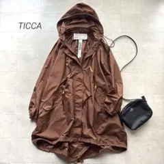 TICCA 洗える ナイロン マウンテンパーカー ゆったり 大きめ 赤茶 2026年最新】ティッカ マウンテンパーカーの人気アイテム - メルカリ