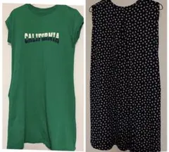 UNIQLO袖なしワンピースとGU袖なしワンピース ２枚共サイズ150