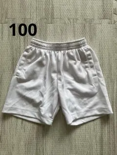 [記名なし]サッカーショートパンツハーフパンツ glimmer 100白ホワイトのサムネイル