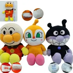 アンパンマン ぬいぐるみ 3体セット 約25cm