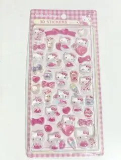 ゆ*う様 キャラクター 3D シール 立体シール ピンク ボンドロ