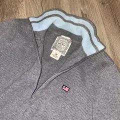 ハーフジップセーター