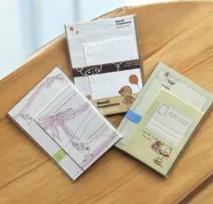 【レトロ・可愛い】レターセット 3点セット（まとめ売り）