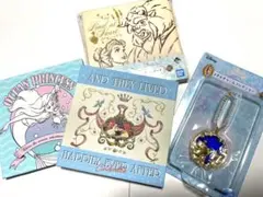 ディズニー　プリンセス　1番くじ　キャンパスボード　E F アリエル　美女と野獣