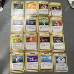 ポケモンカード トレーナーカードセット32枚　旧裏　初期