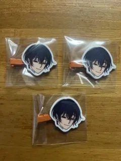 カリスマ　アクリル前髪クリップ　本橋依央利　3個セット