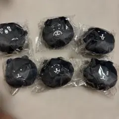 ふわもち！ブラックだらけぬいぐるみくじ おかおマスコット 6種セット