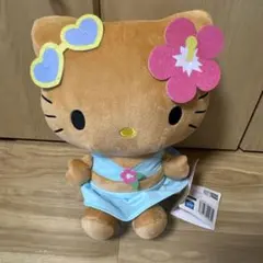 日焼けキティ　ぬいぐるみ