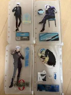 【po様専用】呪術廻戦 五条悟 アクスタ ステッカー 缶バッジ 色紙