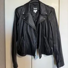 GAP ブラック ライダースジャケット XXS