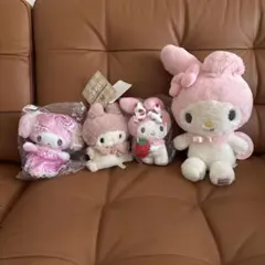 マイメロディぬいぐるみ4種セット 新品未使用のサムネイル