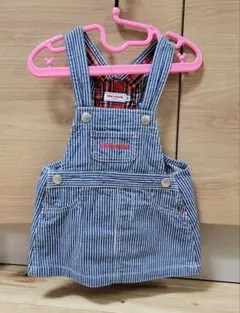 MIKI HOUSE サロペット デニムワンピース