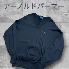Arnold Palmer Vネックセーター Mアーノルドパーマー黒