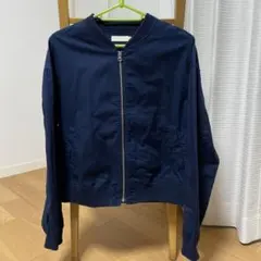 earth music＆ecology 薄手ジャケット ネイビー M