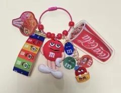 じゃらじゃらキーホルダー⭐︎レッド