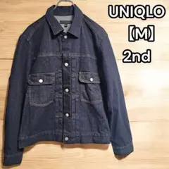 美品★UNIQLO【デニムジャケット】2ndタイプ　507XXモデル M 濃紺