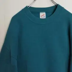 ジャージーズ スウェット トレーナー 無地スウェット USA製 ブルー