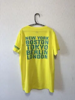 アンダーアーマー Tシャツ XL 黄色 バックプリントのサムネイル