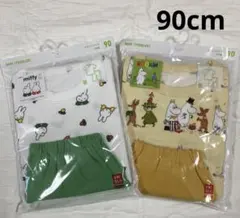 新品　ユニクロ ドライパジャマ 90 ミッフィー　ムーミン　UNIQLO ベビー