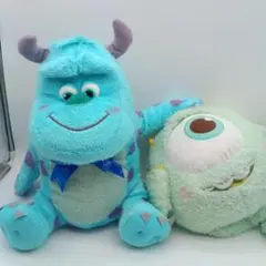 モンスターズインク サリー マイク　BIGぬいぐるみ　タグあり　セット