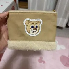 FEILER LOVERARY クマ刺繍ポーチ