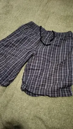 チェック柄 コットン100% ショートパンツ M