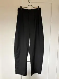 LOEFFロエフ Wトロピカルボンタンパンツ ブラック SIZE1(M) 新品 2025