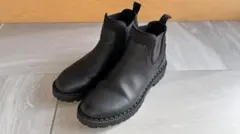 ユニクロC サイドゴアブーツ ブラック 27.5cm