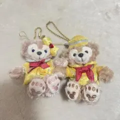 ダッフィー シェリーメイ ぬいぐるみストラップ 30周年 ダフメイ