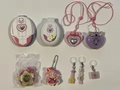 プリキュアグッズまとめセット コーム ミラー ライト めじるしアクセサリー