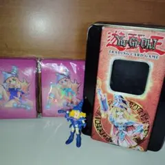 遊戯王　ブラックマジシャンガール　食玩フィギュア　空缶　スリーブ