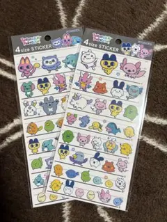 たまごっち パラダイス ４size STICKER ２枚セット カミオジャパン