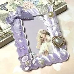 ホイップデコ　硬質カードケース　紫　パープル　くま