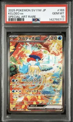 【先搶先贏】PSA10 凱路迪歐ex SAR 169/086