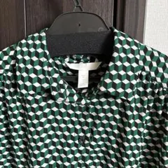 H&M 長袖シャツ EUR 32 立方体模様