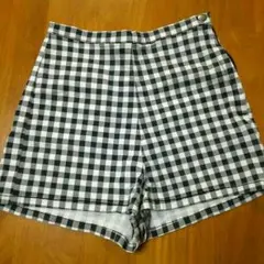 WEGO/BROWNY/ショートパンツ/ハイウエスト/ギンガムチェック