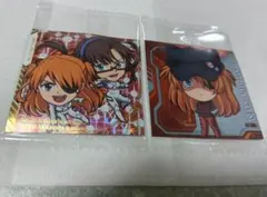 エヴァンゲリオン シール ウエハース アスカ マリ EVA 補完計画 レア