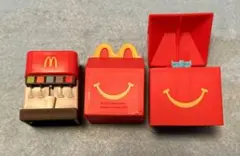 マクドナルド　ハッピーセット　ミニチュア　３個セット