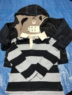 キッズ  紺色アウター4T  (おまけつき3T  1枚)