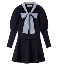 LILYBROWN ボウタイニットセットアップ