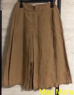 Max Mara イタリア製　リネン100% 前後スリットデザインスカートのサムネイル