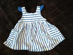 baby Gap(青ボーダーワンピース)