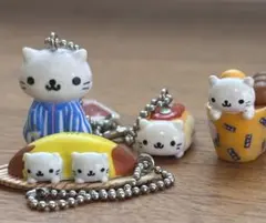 2000年代当時物 にゃんにゃんにゃんこ ローソン限定マスコット4個セット激レア