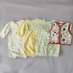 西松屋　ベビー服 ロンパース カバーオール 3点セット 50-60cm