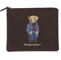 新品　Polo Ralph Lauren ポロベア ポーチ ブラウンのサムネイル